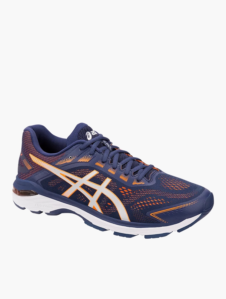 MyRunway Shop Asics Indigo Blue Shocking Orange GT 2000 7 Wide
